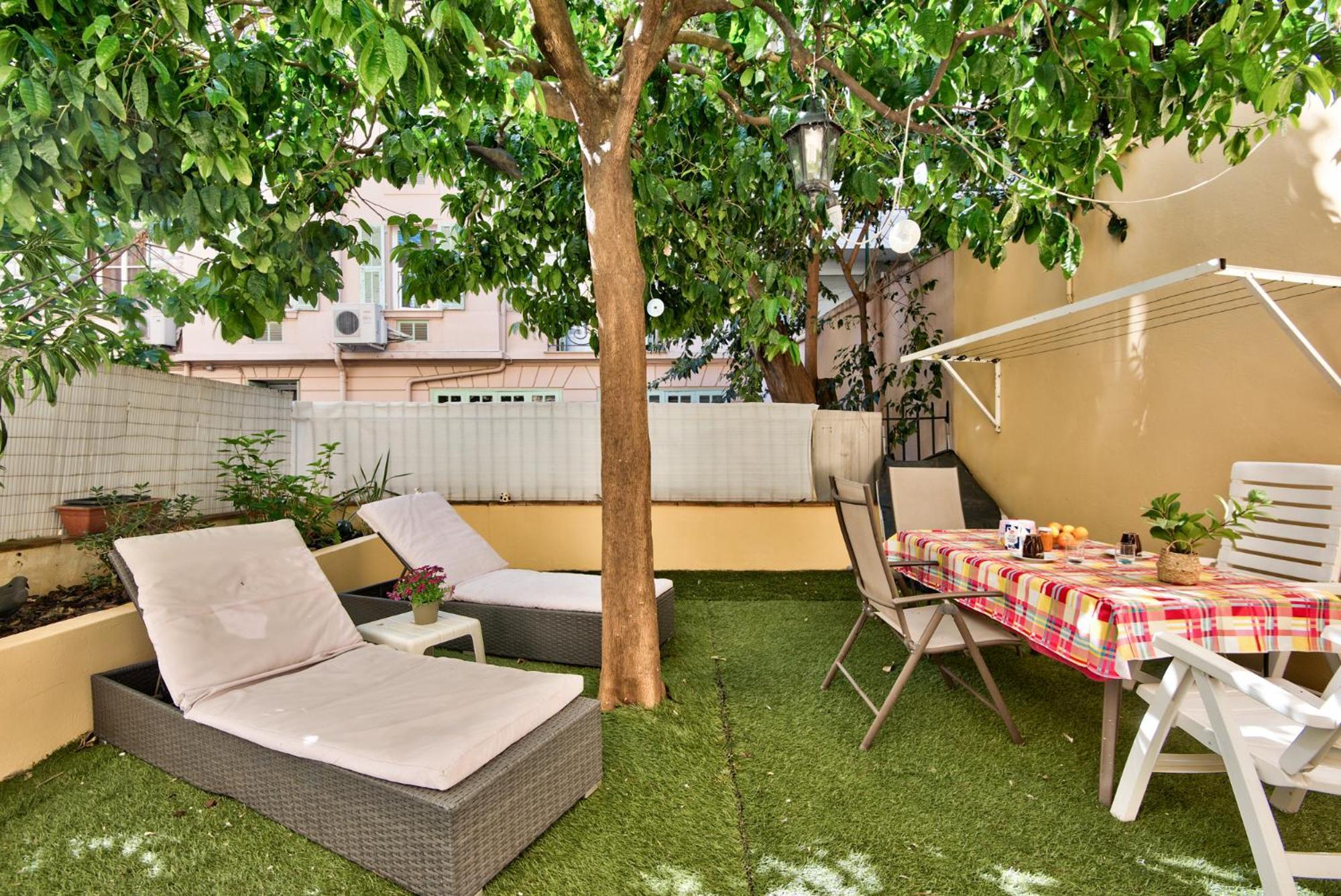 La Palais Osiris Nice Centre Jardin Wifi Clim Parking ภายนอก รูปภาพ